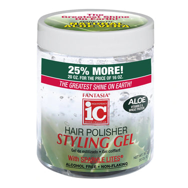 Fantasia IC Hair Polisher Styling Gel – Aloe Formula – 20 oz - ANNS BEAUTY SUPPLY